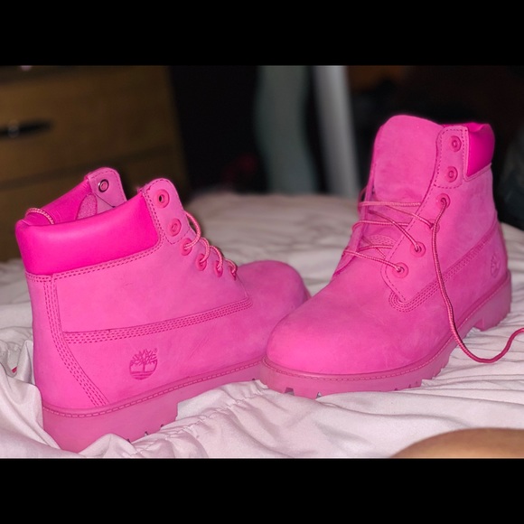 pink timbs